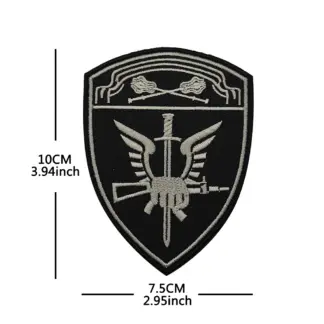 Russian Tactical Applique Embroidery Patches Fabric Accessories for Army Jacket Shoulder DIY Sew-on