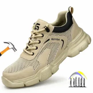 zomerwerkschoenen met bescherming ademende werkschoenen met stalen neus veiligheidswerksneakers lichtgewicht werkschoenen voor heren cadeau