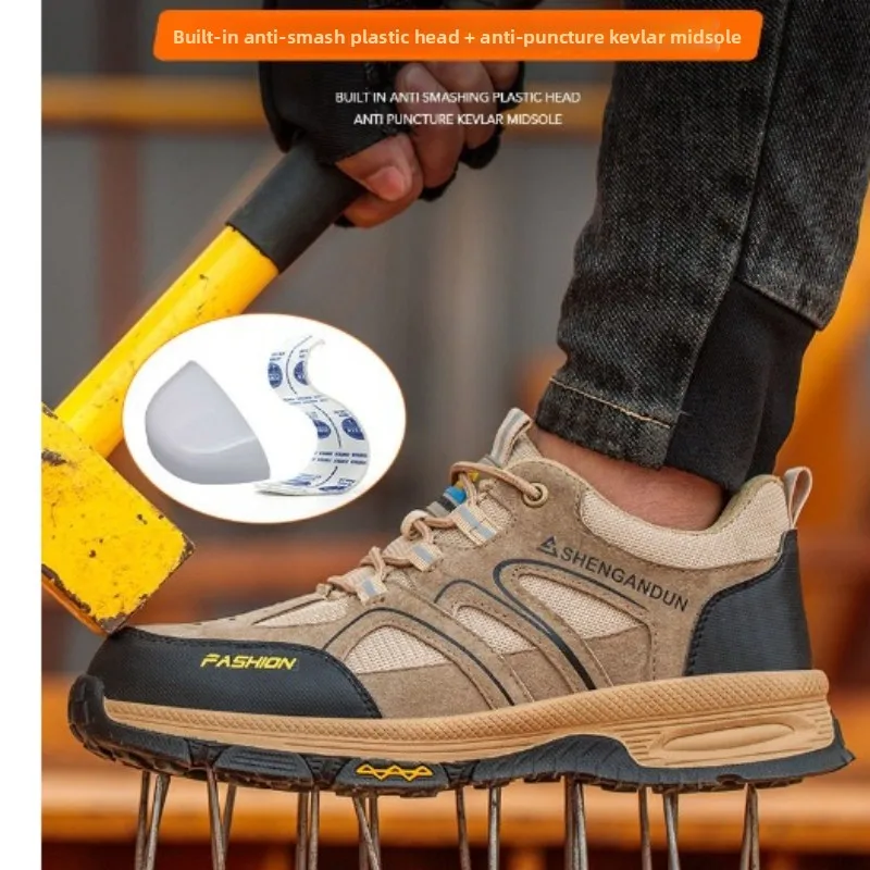 veiligheidslaarzen met plastic neus, constructie Anti-impact Anti-lek veiligheidsschoenen, industriële geïsoleerde antislip werkschoenen voor dames - Image 3