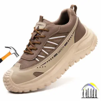 Anti-smash werkschoenen met stalen neus, anti-perforatie constructieschoenen met bescherming, metalen neus werksneakers, veiligheidsschoenen voor heren.