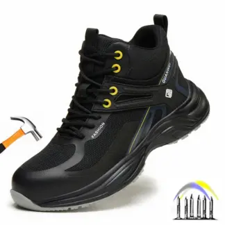 Industriële anti-perforatie veiligheidsschoenen met stalen neus, werkschoenen voor bouwplaatsen, beschermende werklaarzen, lichtgewicht werkschoenen voor heren