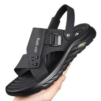 Zomerplatformsandalen Outdoor Casual leren sandalen met open teen voor heren Jongenswandelschoenen Zomerwandelschoenen Strandwaterschoenen