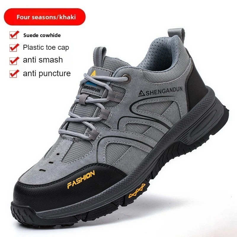 veiligheidslaarzen met plastic neus, constructie Anti-impact Anti-lek veiligheidsschoenen, industriële geïsoleerde antislip werkschoenen voor dames - Image 2