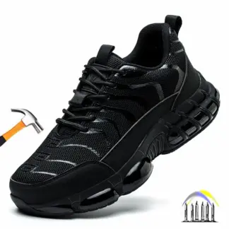 Schoenen met stalen neus voor heren Onverwoestbare werkschoenen Lichtgewicht sneakers met stalen neus Dames Punctiebestendig Antislip Veiligheidszapatos