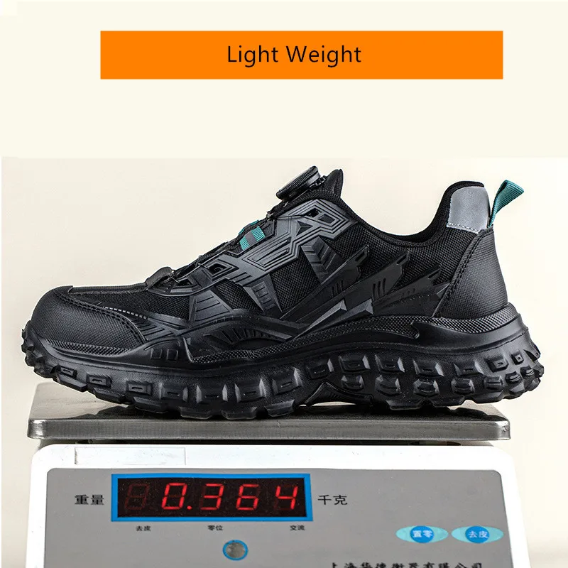lichte veiligheidsschoenen heren beschermende werkschoenen stalen neus werklaarzen lekbestendige veiligheidsschoenen heren antislip arbeidsschoenen - Image 4
