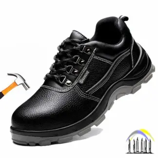 Antislip werkschoenen voor dames heren anti-smash veiligheidsschoenen laarzen met stalen neus Statische elektriciteitsbestendige geïsoleerde chef-werkschoenen