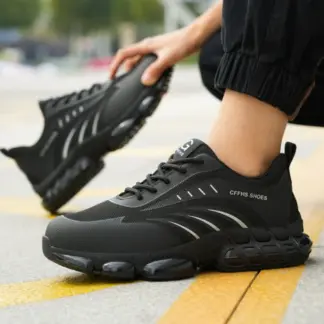 zwarte schoenen met stalen neus lichtgewicht werkschoenen voor dames heren industriële veiligheidslaarzen beschermende werksneakers antislip werkschoenen
