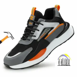 lichte veiligheidsschoenen voor heren industriële antislip werkschoenen met stalen neus lente herfst constructie anti-lek werklaarzen