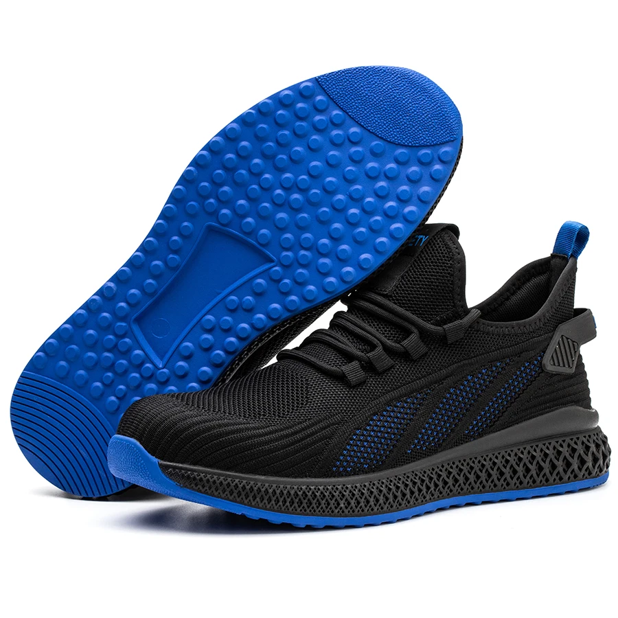 Beschermende werksneakers ultralichte veiligheidsschoenen Stalen neus schoenen voor heren en dames Anti-perforatie werkschoenen Werkbeschermingslaarzen - Image 6