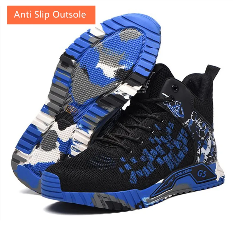 antislip werkschoenen hoge man veiligheidsschoenen stalen neus industriële werklaarzen voor vrouwen goedkope man veiligheidssneakers 48 49 50 - Image 6