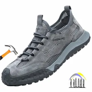 anti-lek zomer veiligheidsschoenen lichte ademende werkschoenen met plastic neus 6kv Isolatie werklaarzen veiligheidsmann sneakers