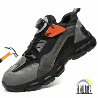 antislip veiligheidsschoenen voor heren met draaiknop, anti-lek werkschoenen met beschermende neus, werklaarzen 47, veiligheidssneakers 48