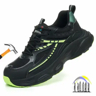 beschermende werkschoenen met plastic neus anti-lek geïsoleerde schoenen comfortabele veiligheidslaarzen antislip lichtgewicht veiligheidsschoenen