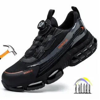arbeidsschoenen veiligheidswerkschoenen anti-lek veiligheidswerksneakers veiligheidsschoenen voor heren werken Beschermende werkschoenen met stalen neus