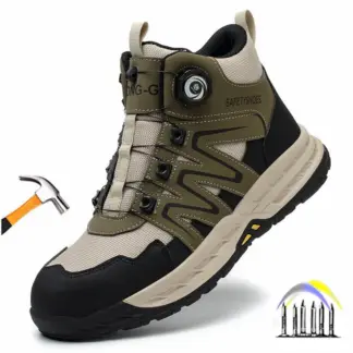 beschermende schoenen hoge kwaliteit anti-verbranding veiligheidsschoenen voor heren werkveiligheidssneakers met stalen neus anti-lek werkschoenen