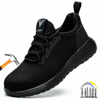 ultralichte veiligheidsschoenen stalen neus zwarte werkschoenen lekbestendig beschermende werklaarzen industriële onverwoestbare schoenen