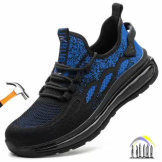 werklaarzen met stalen neus voor heren dames anti-lek sneakers met teenbescherming ultralichte veiligheidsschoenen constructie werkschoenen