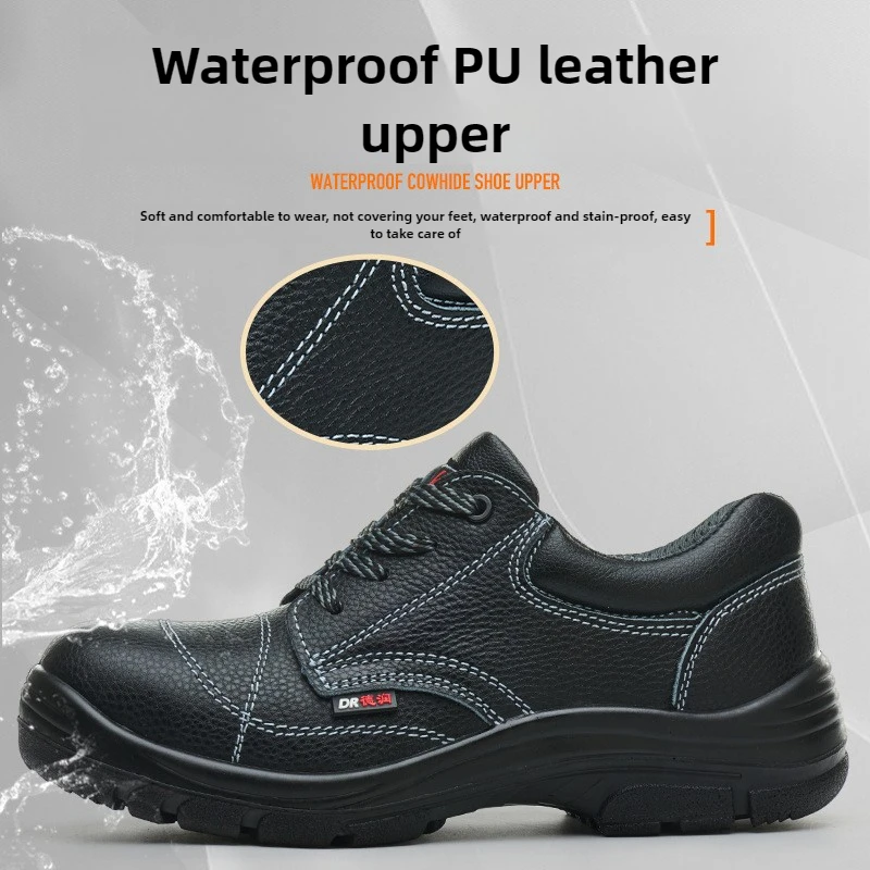 isolatie 6kv werkschoenen met plastic neus anti-lek beschermende schoenen elektricien veiligheidsschoenen waterdichte leren laarzen - Image 3