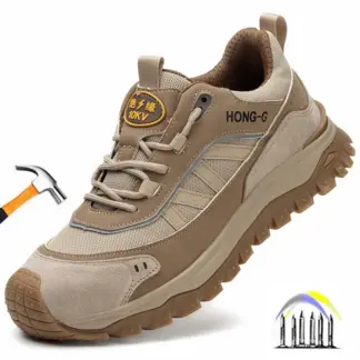 Anti Punctie Werkschoenen Met Stalen Neus Anti Vonken Suède Laarzen Voor Mannen Anti-Slip Veiligheidsschoenen Onverwoestbare Schoenen Mannen Cadeau