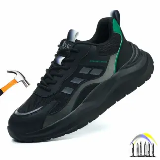 Stalen neus schoenen voor heren en dames, comfortabele, lichte werkschoenen, anti-perforatie veiligheidsschoenen, werkschoenen met bescherming.