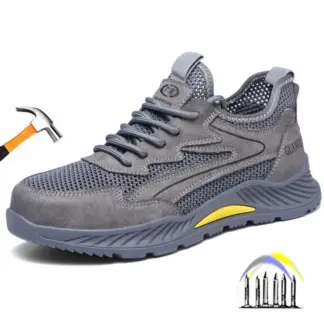 zomer mesh veiligheidsschoenen ademende werkschoenen industriële constructie onverwoestbare schoenen voor heren veiligheidswerklaarzen met stalen neus