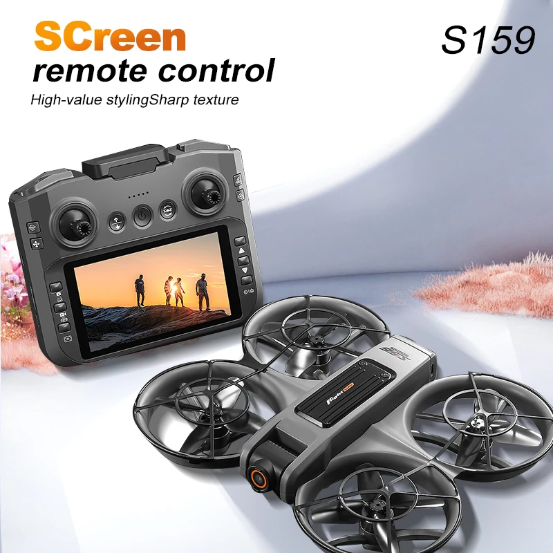 ZNLYRION S156 Beginner-Friendly Brushless Drone with Built-in Screen FPV, Optical Flow Hover, and 360° Crash Protection - Image 3
