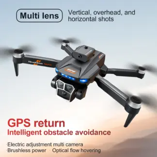 S158 GPS Drone with Triple Camera, 360° Obstacle Avoidance, Brushless Motor, 5G Image Transmission, and Auto Return Home