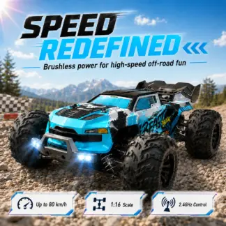 ZNLYRION Truck RC Car Off-Road SG116 MAX PRO 4WD Up to 40KM/H Brushed/Brushless Optional All Terrain Monster Truck With LED Headlight 2.4G Remote Control RC Car Toys For Adults Kids