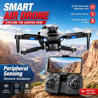ZNLYRION F196 Brushless Drone 4K Dual Camera 360° Obstacle Avoidance Optical Flow Positioning 20Mins Flight Time WIFI FPV RC Quadcopter