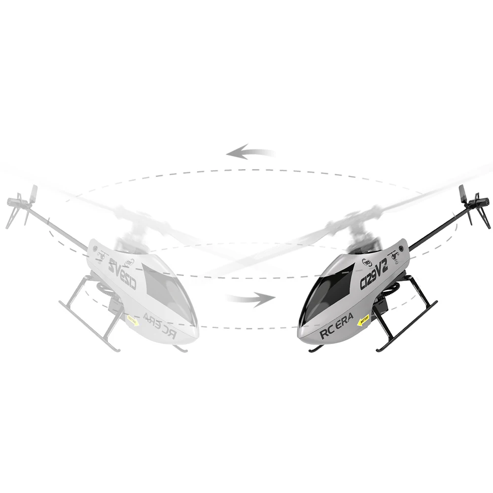 RC ERA C129V2 RTF RC Helicopter 2.4GHz 6-axis Gyroscope One Click 3D Flip Remote Control Aircraft Hobby Toys - Image 4