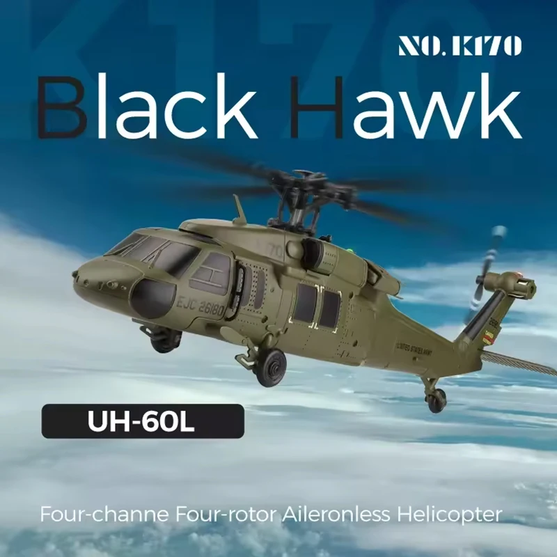 WLtoys K170 UH-60L 4CH RC Helicopter with 6-Axis Gyro - Image 3