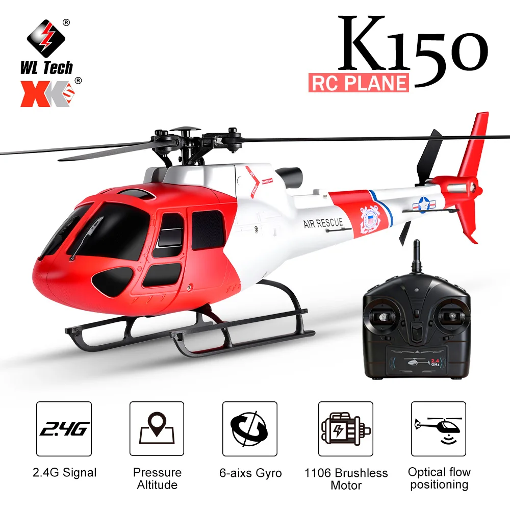 WLtoys K150 RC Helicopter AS350 Aircraft - Image 5