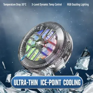 Jungle Leopard F61 2026 Magnetic Cooler, Battery Semiconductor Fast Chill for Phone, Pad, Action Cam & Gaming