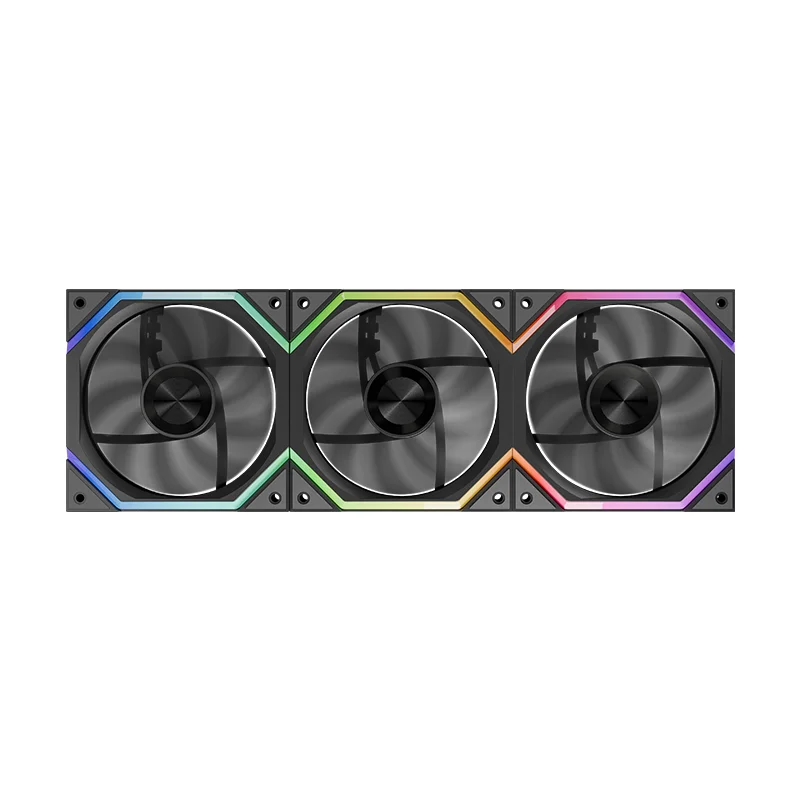 Jungle Leopard Galaxy Prism XH Flowing Running Lights PC Case Fan 120mm ARGB Cyclic Mirror Light Effect PWM Cooling Fan - Image 2