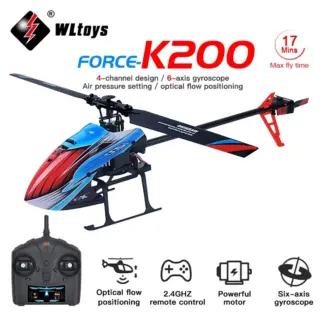 WLtoys XK K200 RC Helicopter – 4CH Optical Flow & Altitude Hold