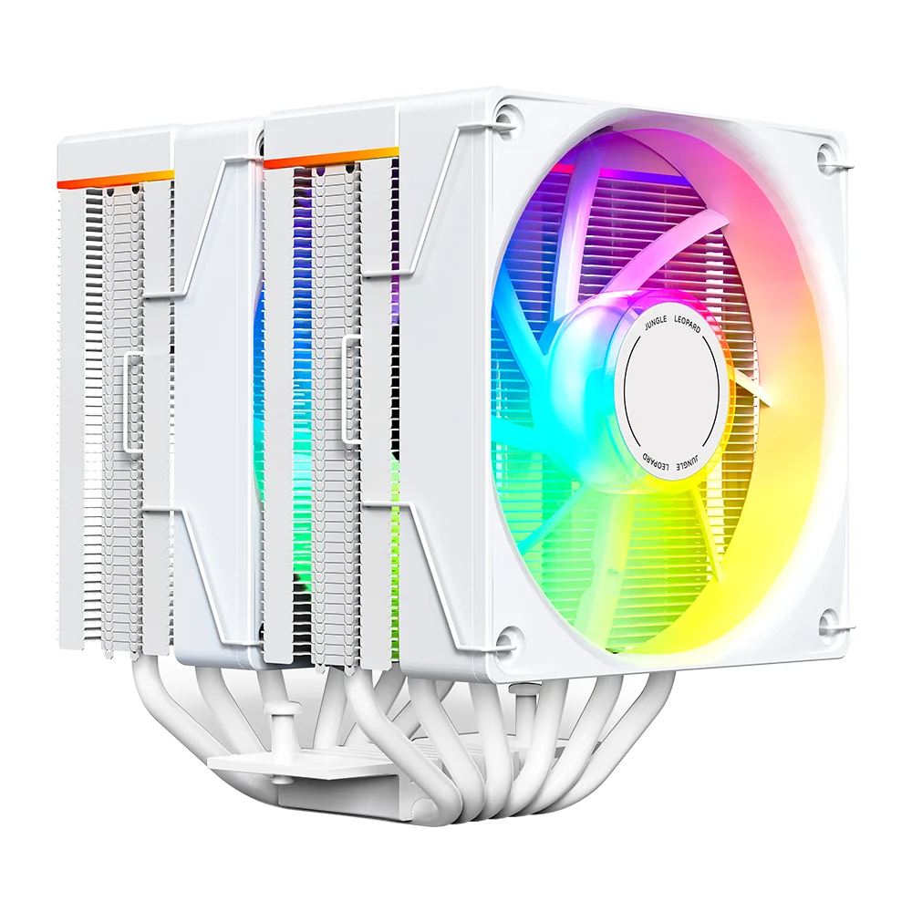Jungle Leopard KF620 Digital Display Heat Sink 12cm Colorful Light PWM Temperature Control Desktop Computer CPU Silent Fan - Image 3