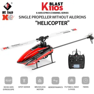WLtoys XK K110S 6CH Brushless RC Helicopter with 3D/6G