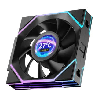 Interstellar V4-LCD 1.5 Inch 60Hz Customize Screen Modular Splicing Infinity Mirror 120mm CPU Case LCD Fan Jungle Leopard