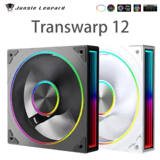 Jungle Leopard Transwarp 12 Star Ring 120 ARGB Case Fan 12CM Cooling Fan Divine Light Synchronous 5V3Pin Circular Light Bar