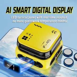 Jungle Leopard F40 MagSafe Semiconductor Phone Cooler, 2026 Battery-Powered Fast Cooling Radiator for Gaming, Tablet