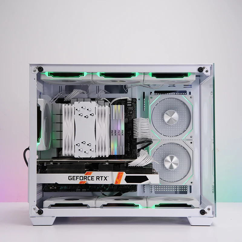 Jungle Leopard Prism 4 RS Case Fan 120mm 5V 3Pin ARGB Cyclic Mirror Light Effect PWM 800-1800RPM Cooling Fan - Image 6