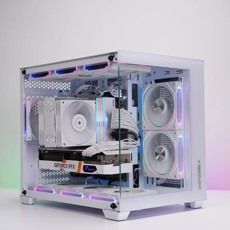 Jungle Leopard Prism 4 RS Case Fan 120mm 5V 3Pin ARGB Cyclic Mirror Light Effect PWM 800-1800RPM Cooling Fan - Image 5