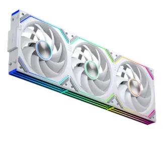 Jungle Leopard V2 SE 120mm Reverse Fan ARGB PWM PC Case Fan with Hydraulic Bearing White Spliceable Low Noise