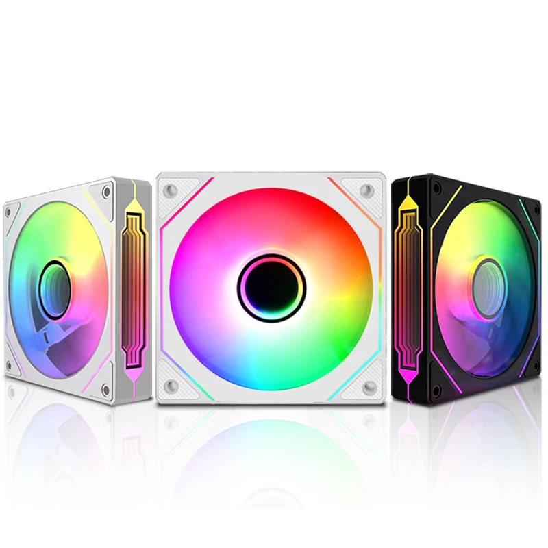 Jungle Leopard Prism 4Pro ARGB 120mm 5V 3PIN ARGB 4PIN PWM Infinite Mirror Lighting Motherboard Lighting Sync Case PC CPU Fan - Image 3