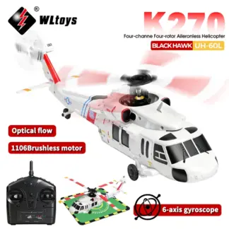 WLtoys K270 Black Hawk UH-60L RC Helicopter – 4CH Brushless