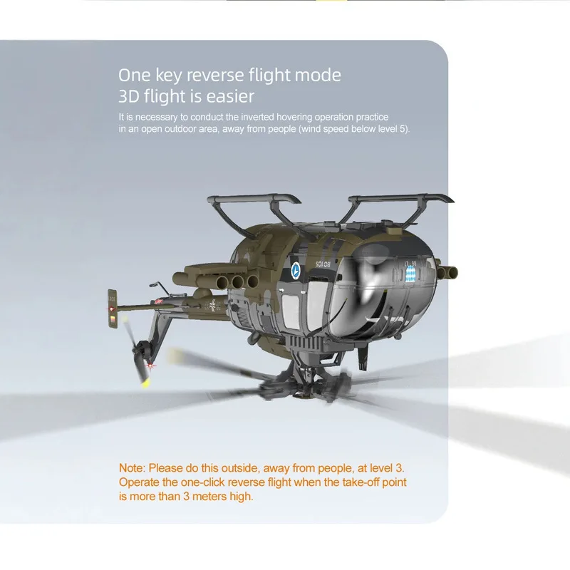RC ERA 1:25 Remote Control Helicopter C180 Dual Brushless Simulation Helicopter BO105 One-Key Inverted Flight Optical Flow Lidar - Image 4